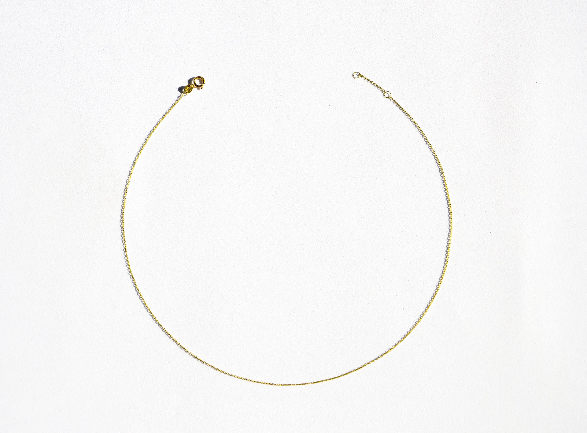 Gorgeous Thin and Delicate 18k Gold Necklace